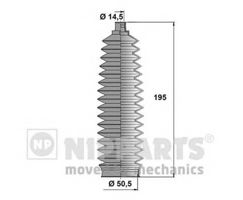 NIPPARTS N2842034 Комплект пильника, рульове