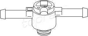 TOPRAN 108 643 Клапан, топливный фильтр