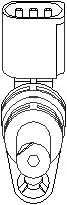TOPRAN 111 380 Датчик частоти обертання,