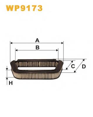 WIX FILTERS WP9173 Фильтр, воздух во