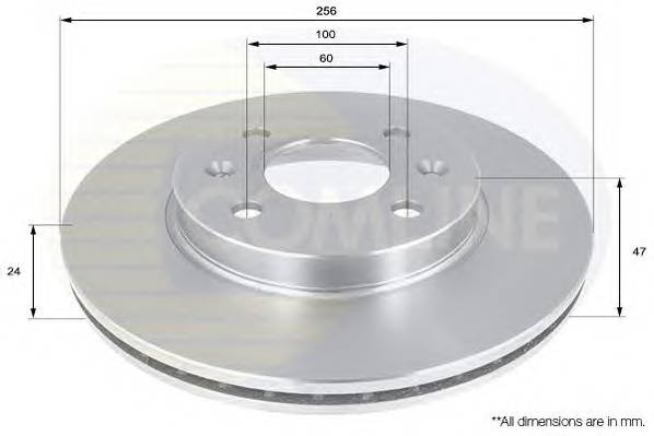 COMLINE ADC1052V Тормозной диск