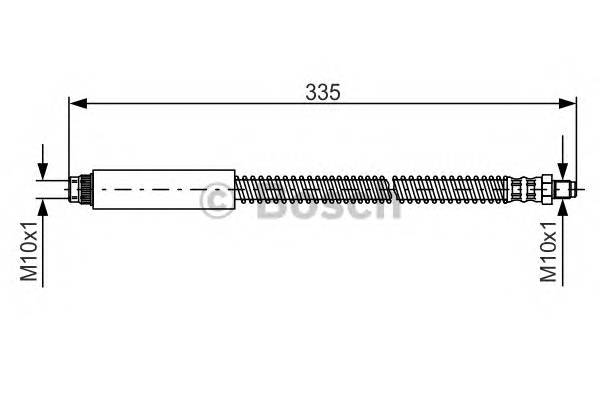 BOSCH 1 987 476 078 Тормозной шланг