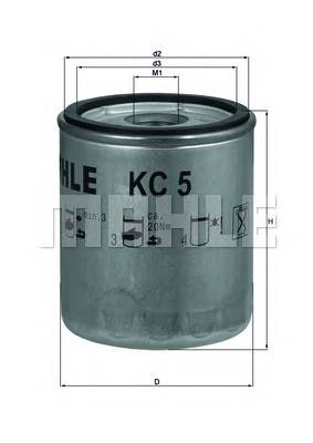 KNECHT KC 5 Паливний фільтр