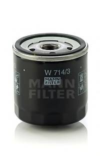 MANN-FILTER W 714/3 Масляний фільтр