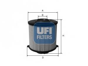 UFI 26.058.00 Топливный фильтр