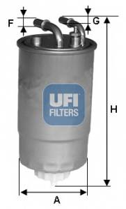 UFI 24.099.00 Топливный фильтр