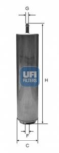 UFI 31.952.00 Топливный фильтр