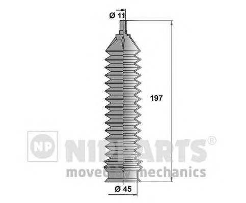 NIPPARTS J2840902 Комплект пылника, рулевое