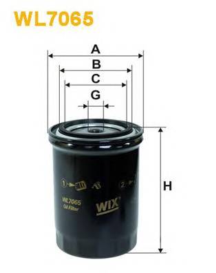 WIX FILTERS WL7065 Масляний фільтр