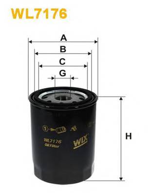 WIX FILTERS WL7176 Масляний фільтр