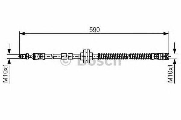 BOSCH 1 987 481 516 Гальмівний шланг