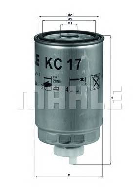 KNECHT KC 17D Паливний фільтр