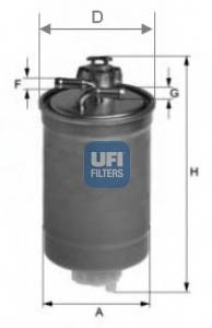 UFI 24.003.00 Топливный фильтр