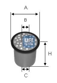 UFI 24.388.00 Топливный фильтр