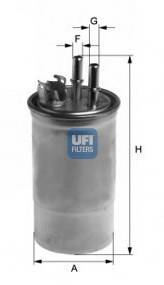UFI 24.433.00 Топливный фильтр
