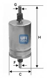 UFI 31.510.00 Паливний фільтр