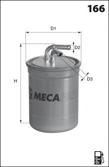 MECAFILTER ELE6105 Топливный фильтр