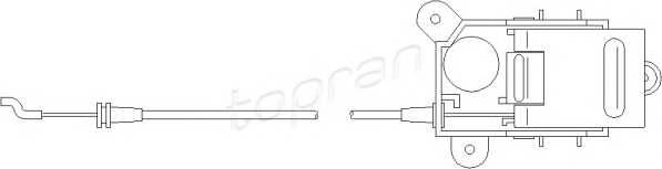 TOPRAN 109 448 Система управления ручки