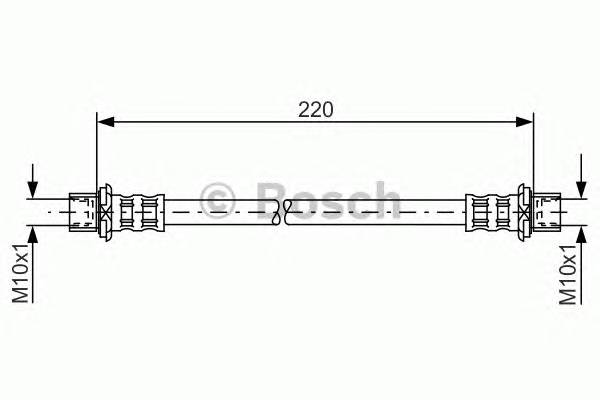 BOSCH 1 987 481 132 Гальмівний шланг