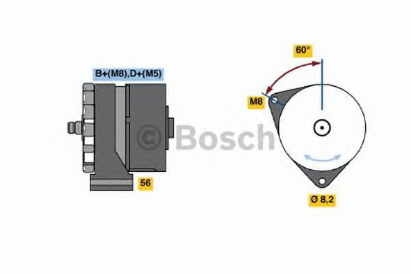 BOSCH 0 120 488 144 Генератор