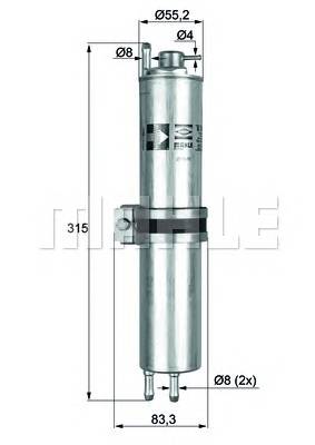 KNECHT KLH 12 Топливный фильтр