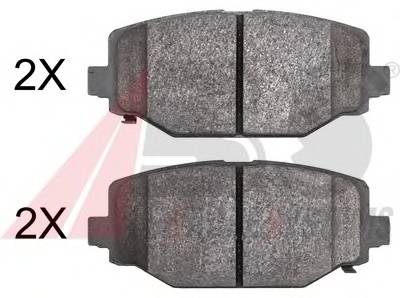 A.B.S. 37924 Комплект гальмівних колодок,