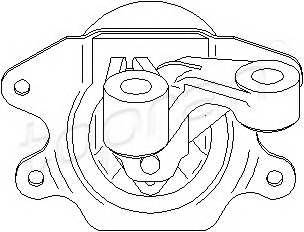 TOPRAN 207 559 Подвеска, двигатель