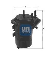 UFI 24.013.00 Топливный фильтр