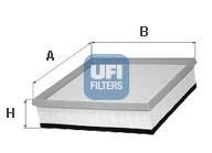 UFI 30.254.00 Воздушный фильтр