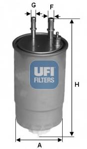 UFI 24.ONE.0B Паливний фільтр