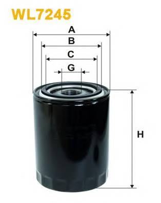 WIX FILTERS WL7245 Масляный фильтр