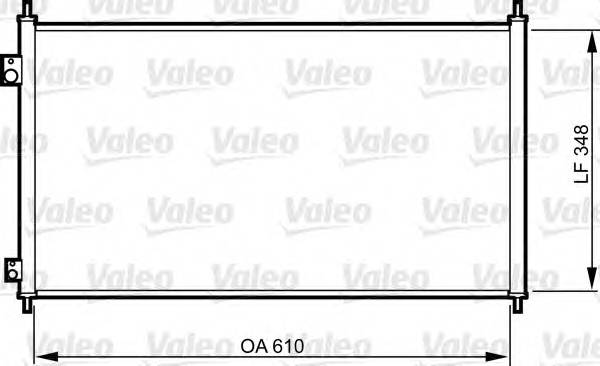 VALEO 817780 Конденсатор, кондиционер