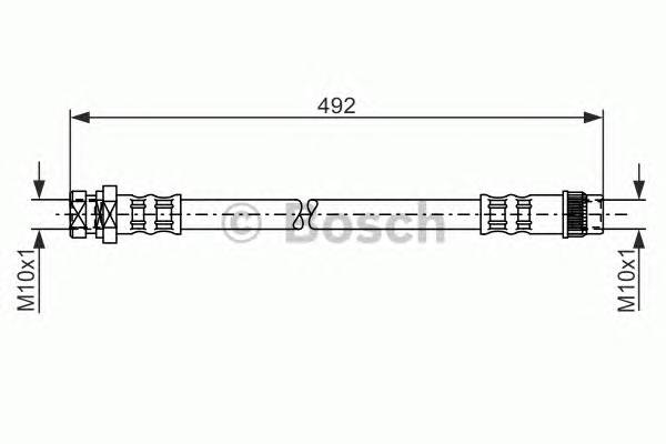 BOSCH 1 987 481 057 Гальмівний шланг