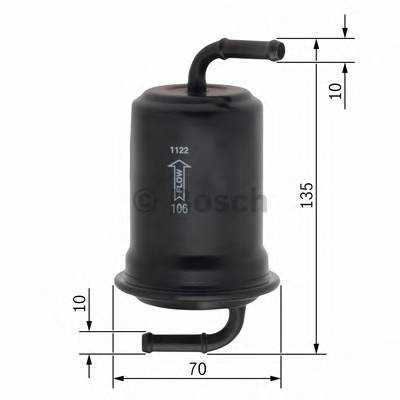 BOSCH 0 450 905 983 Паливний фільтр