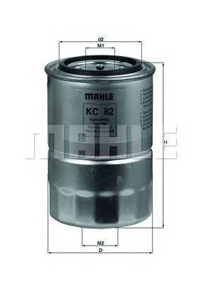 KNECHT KC 82 Топливный фильтр