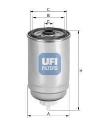 UFI 24.401.00 Паливний фільтр