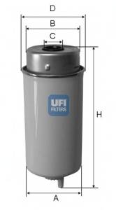 UFI 24.432.00 Топливный фильтр