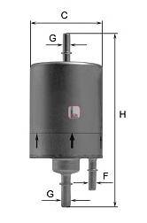 SOFIMA S 1831 B Топливный фильтр