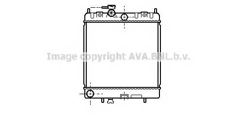 AVA QUALITY COOLING DN2130 Радиатор, охлаждение двигателя