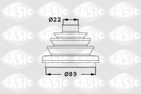 SASIC 1906047 Комплект пильника, приводний
