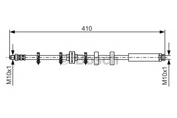 BOSCH 1 987 476 639 Тормозной шланг