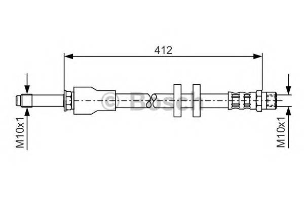 BOSCH 1 987 481 021 Гальмівний шланг