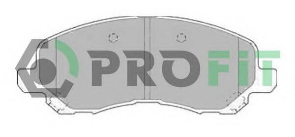 PROFIT 5000-1621 Колодки гальмівні дискові