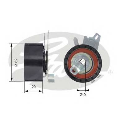 GATES T43145 Натяжной ролик, ремень