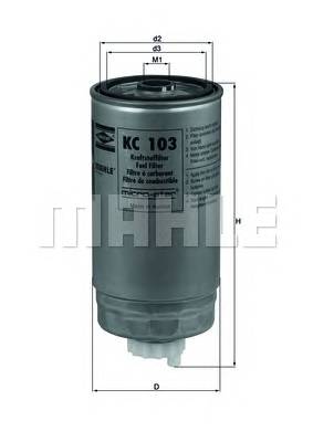 KNECHT KC 103 Топливный фильтр