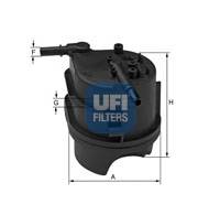 UFI 24.343.00 Топливный фильтр