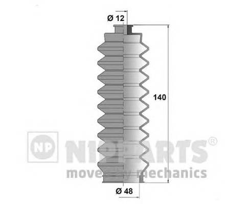 NIPPARTS J2848002 Комплект пильника, рульове