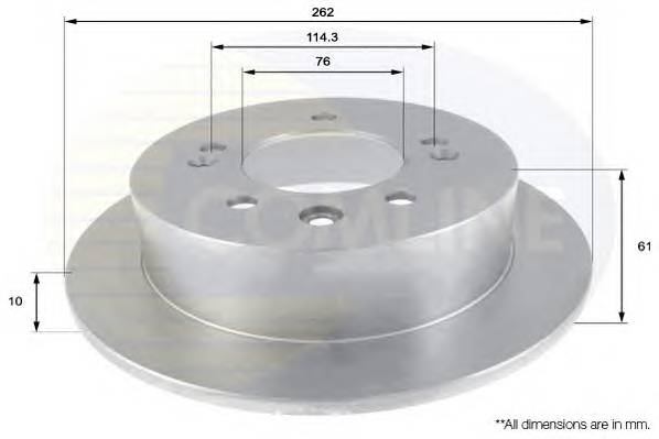 COMLINE ADC2406 Тормозной диск