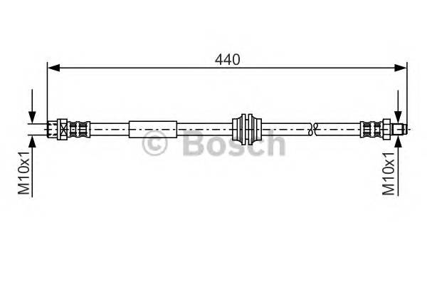 BOSCH 1 987 476 808 Гальмівний шланг