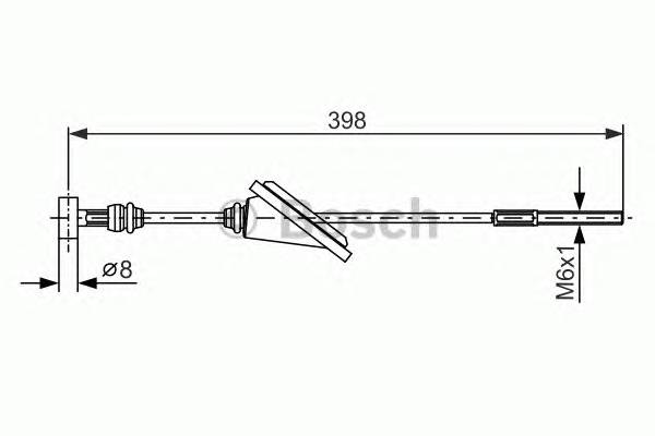 BOSCH 1 987 477 985 Трос, стояночная тормозная